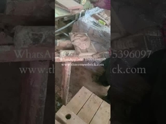 Τυποποιημένο τούβλο καπλαμάδων μεγέθους ορθογώνιο λεπτό